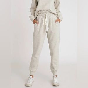 Something Navy Meghan Paperbag Sweatpants size S